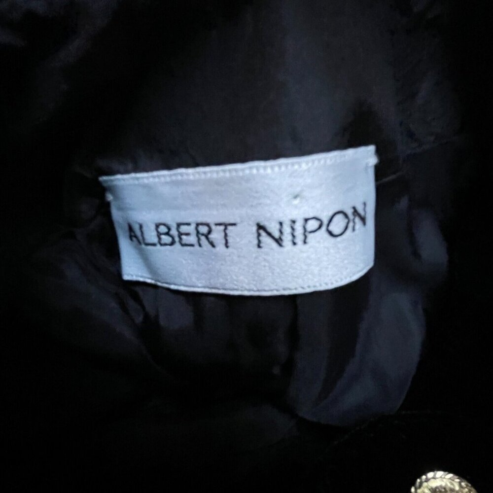 Vintage Albert Nipon Womens Size 6 Black Velvet B… - image 3